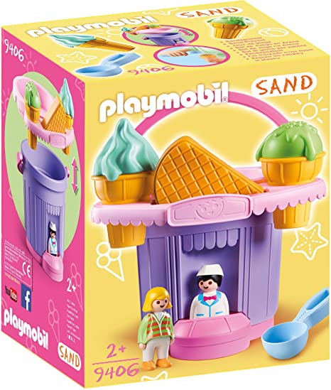 PLAYMOBIL Sand stand jouet de plage marchand de glace