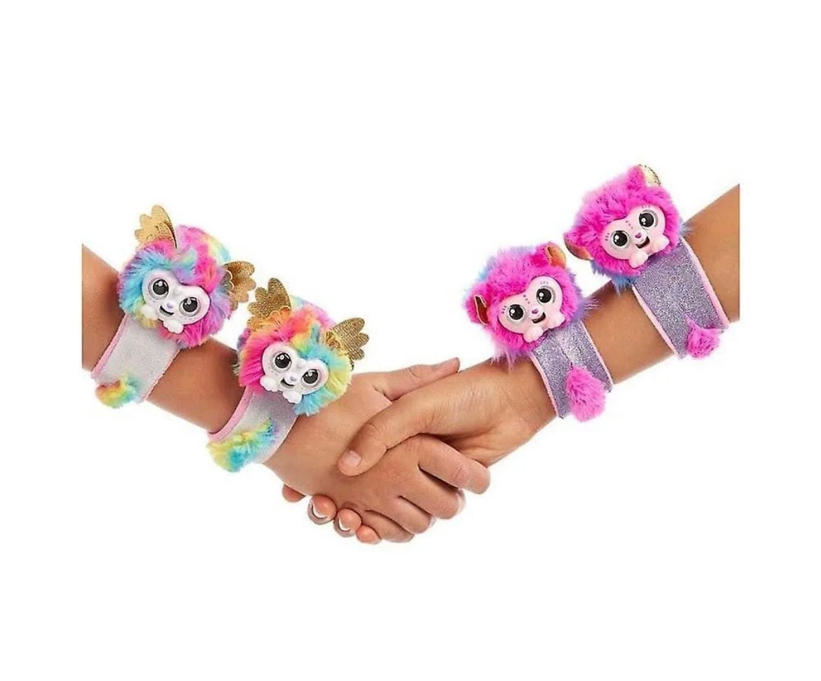 WRAPPLES Bracelet peluche interactive Pinx