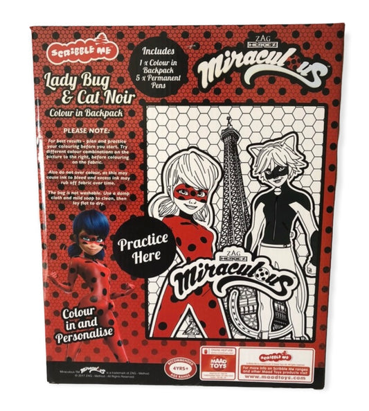 MIRACULOUS Sac a dos à colorier