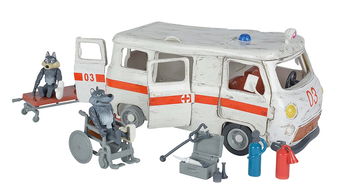 MASHA ET MICHKA Grand coffret maison et ambulance
