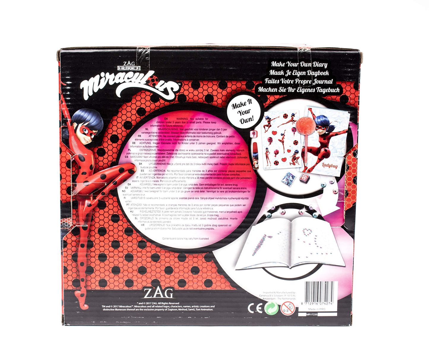 MIRACULOUS Set journal a personnaliser