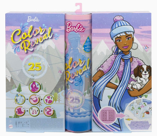 BARBIE Calendrier de l’avent color reveal