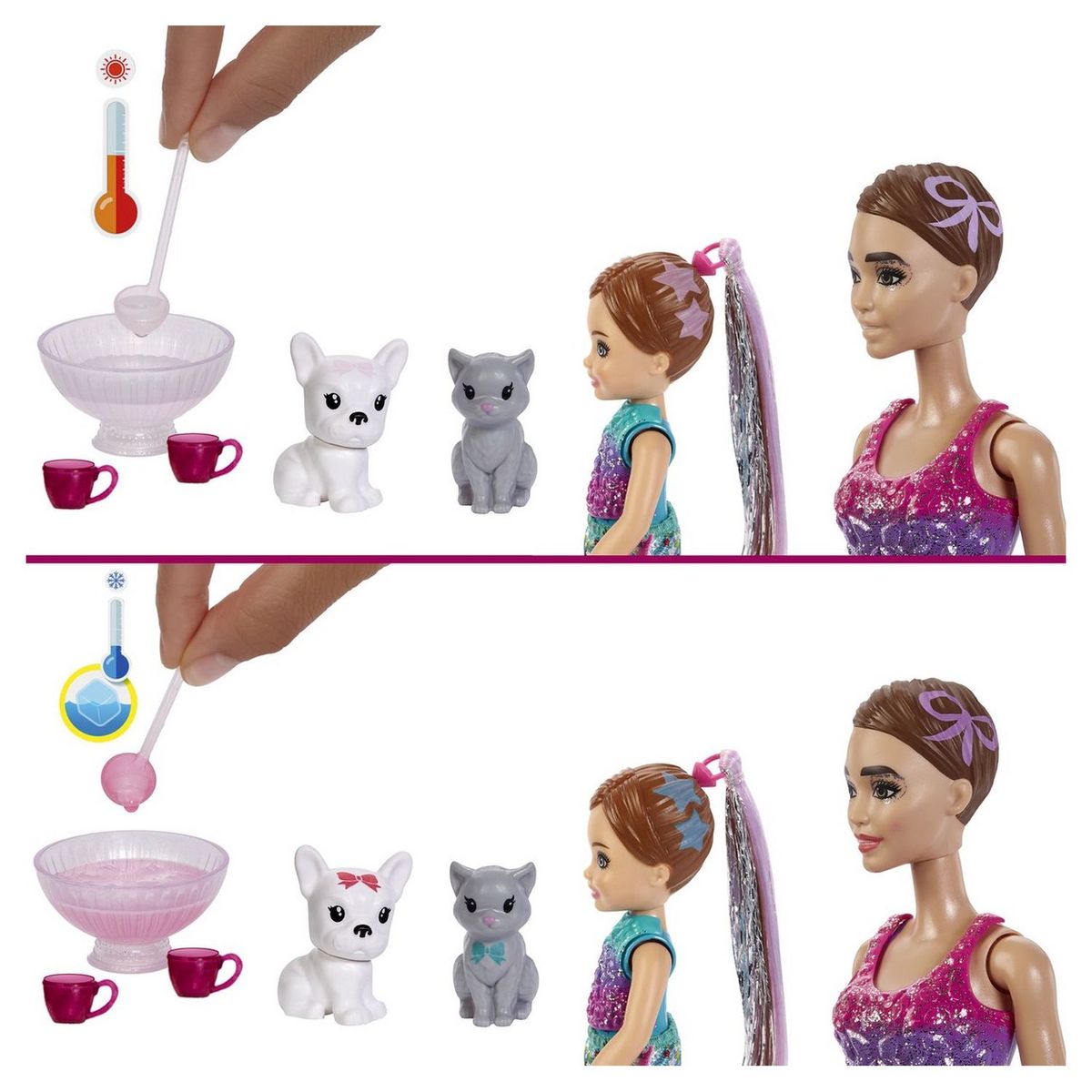 BARBIE Méga coffret Barbie reveal surprise party