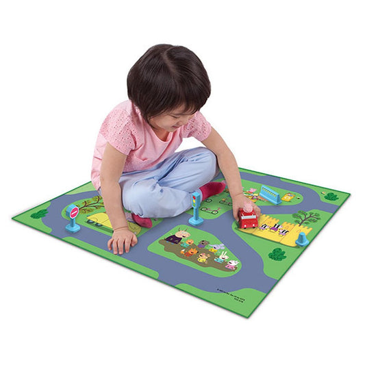 PEPPA PIG Mega tapis avec véhicules et accessoires