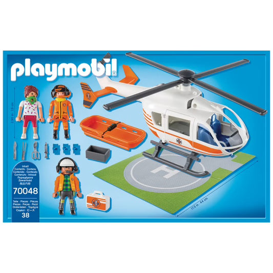 PLAYMOBIL 70048 Hélicoptère de Secours City life