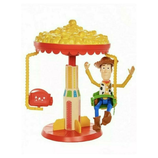 TOY STORY Seau pop corn manège et figurine Woody