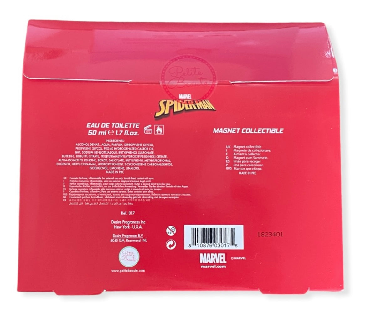 SPIDERMAN Coffret eau de toilette et magnet
