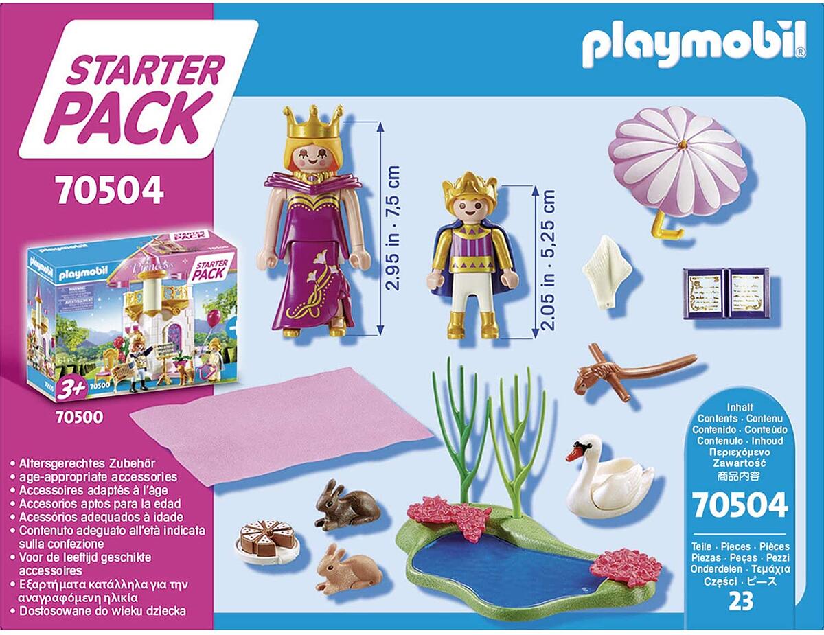 PLAYMOBIL Série Princess 70504 pack reine et enfant