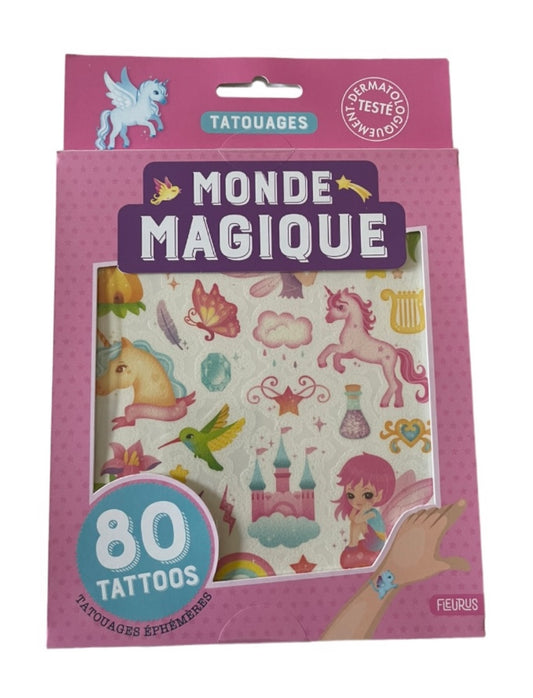 Tatouages enfants thème Pirate - Princesses ou Licorne