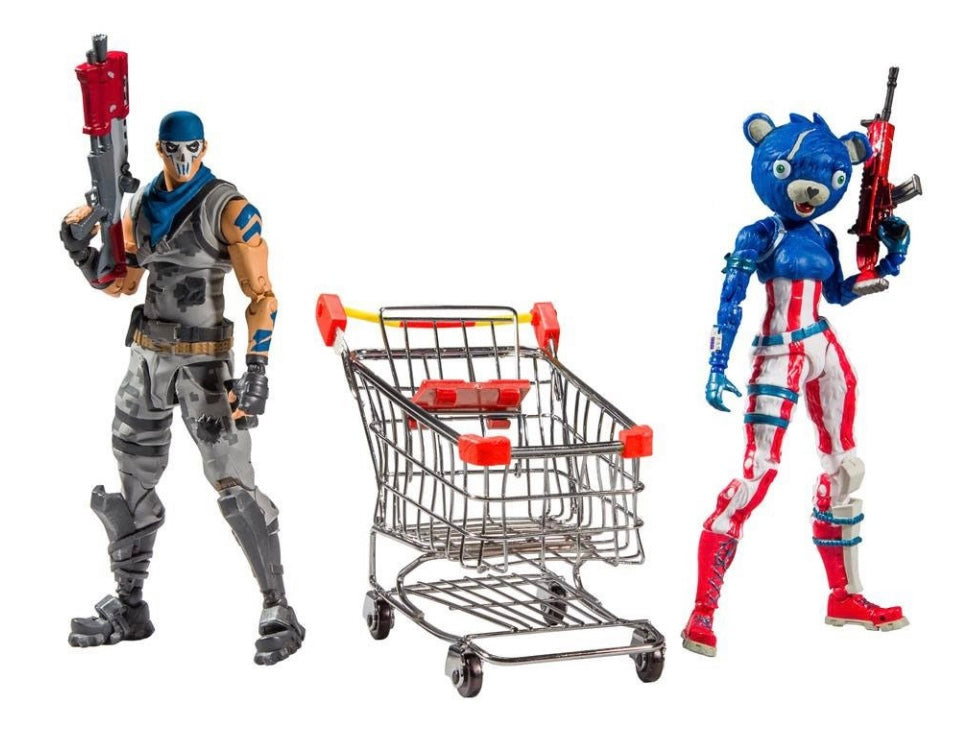 FORTNITE Chariot de course avec 2 figurines Fortnite Mac farlane