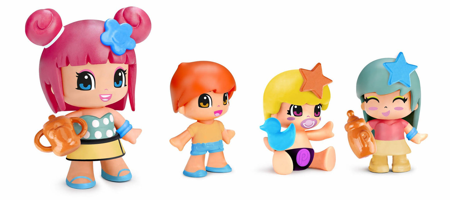 PINYPON Ensemble figurines et accessoires Mix is Max
