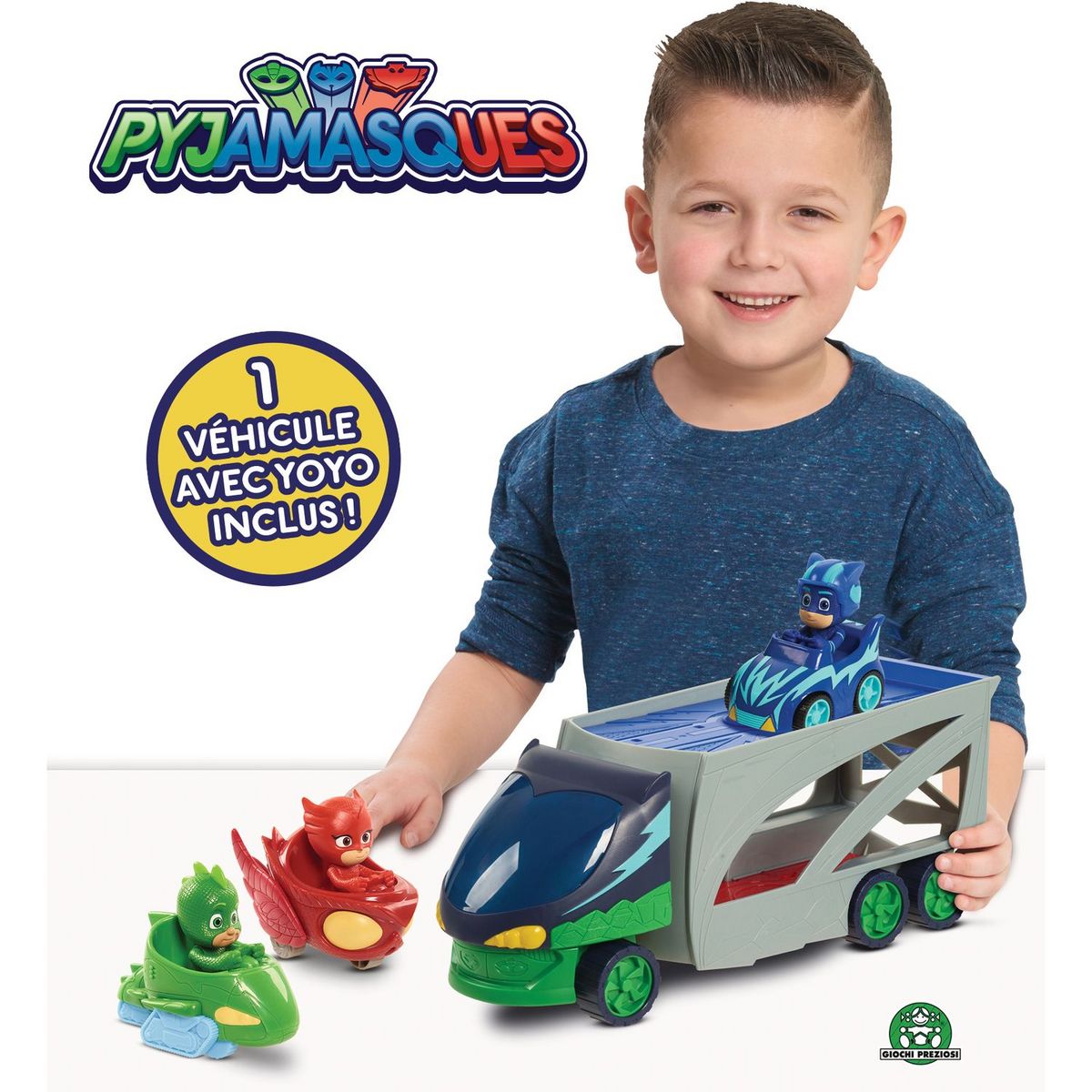 PYJAMASQUES Camion véhicule transporteur