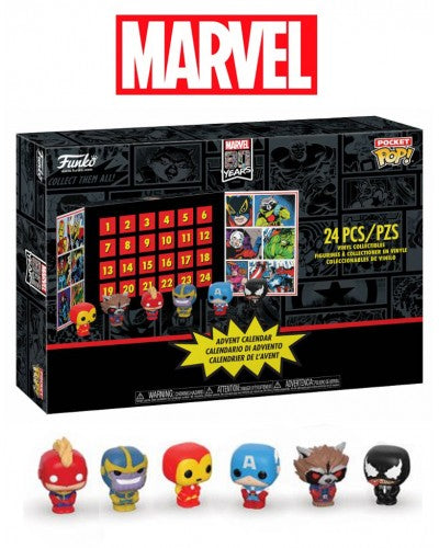 AVENGERS MARVEL Calendrier de l’avent mini figurines Funko pop