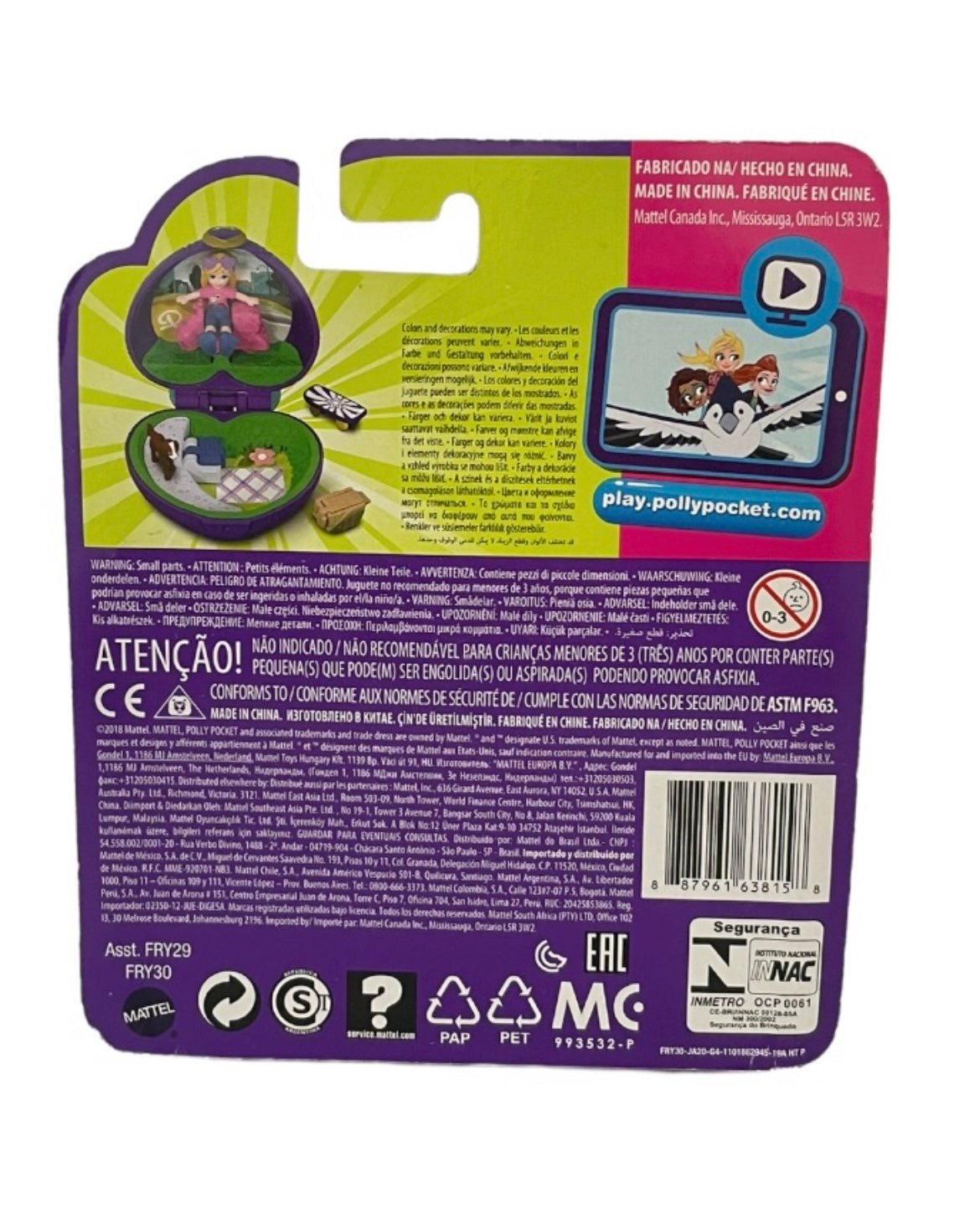 POLLY POCKET Mini univers à transporter coeur