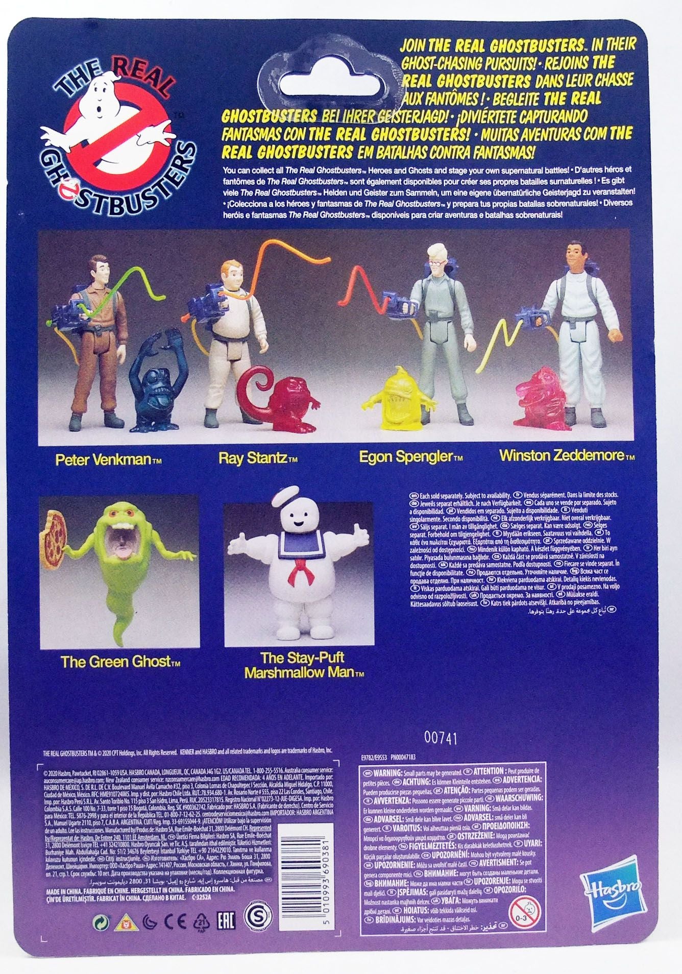 GHOSTBUSTERS Figurine Ray Stantz et accessoires Année 80