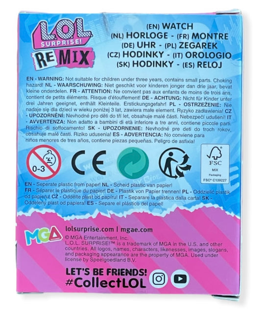 LOL Surprise Montre à aiguilles Lol surprise remix