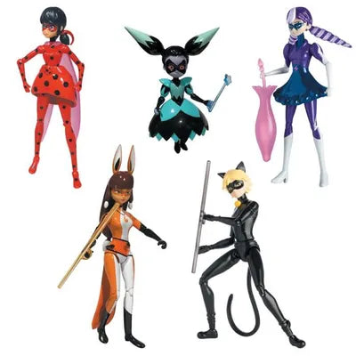 MIRACULOUS Coffret de 5 personnages figurines 15cm