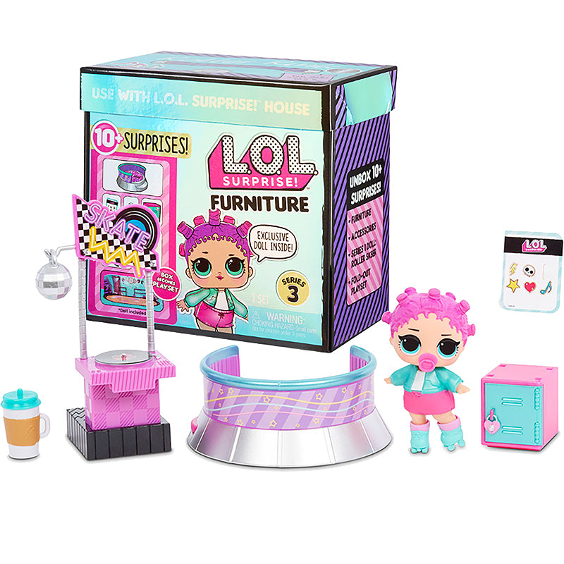 LOL Surprise Poupée furniture meubles Roller