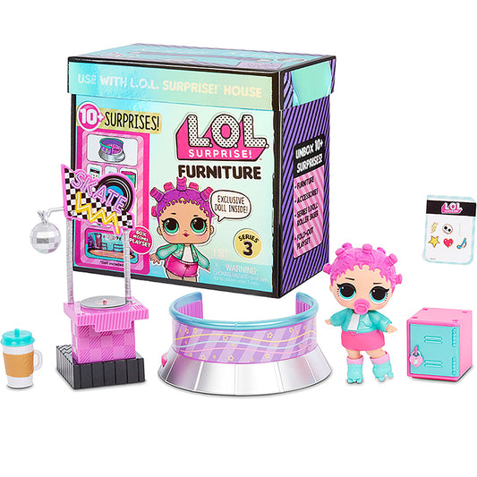LOL Surprise Poupée furniture meubles Roller