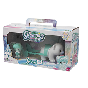 GLIMMIES Polaris Glimsed ours polaire et son traîneau