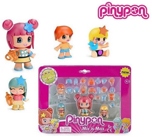 PINYPON Ensemble figurines et accessoires Mix is Max