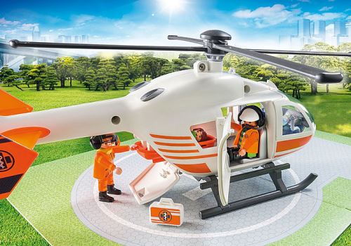 PLAYMOBIL 70048 Hélicoptère de Secours City life