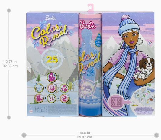 BARBIE Calendrier de l’avent color reveal