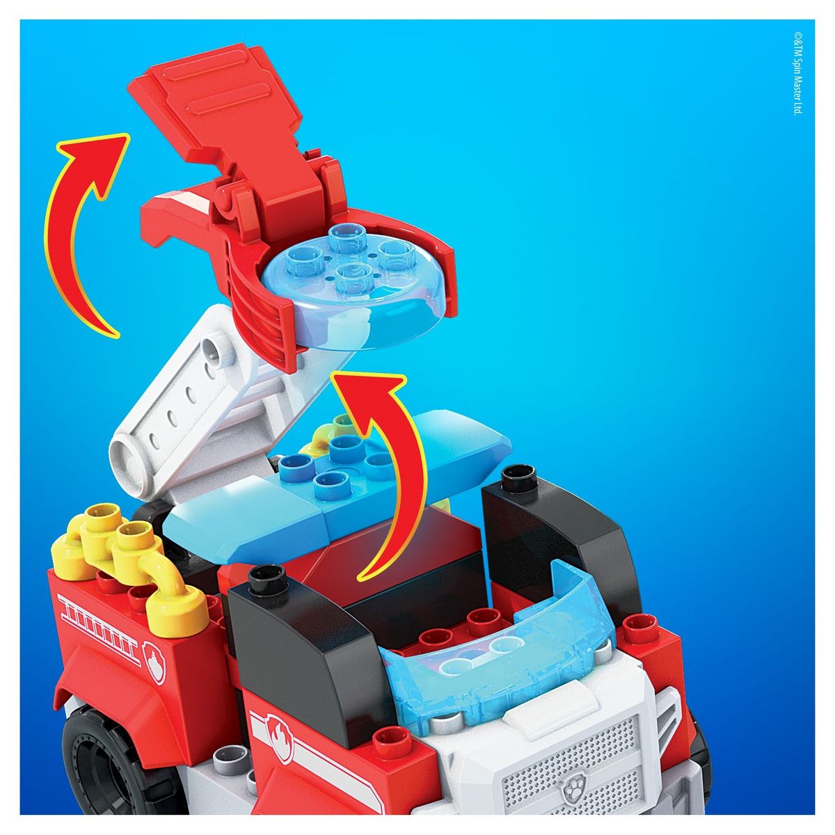 PAT PATROUILLE Jeux de construction Mega blocks camion de pompier Marcus