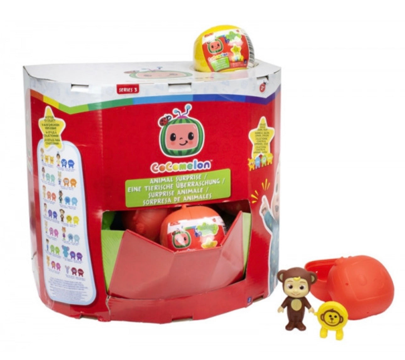 COCOMELON Figurine boule surprise Série 3 animal