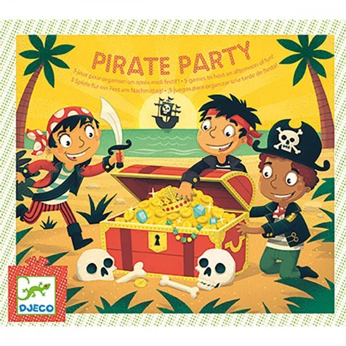 DJECO Pirate Party - pochette organisation fête