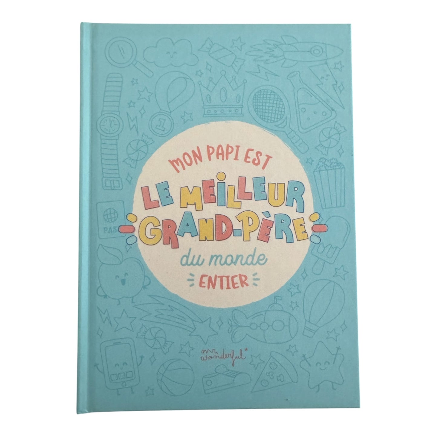 Livre à personnaliser - Meilleur papi du monde - Mr Wonderful