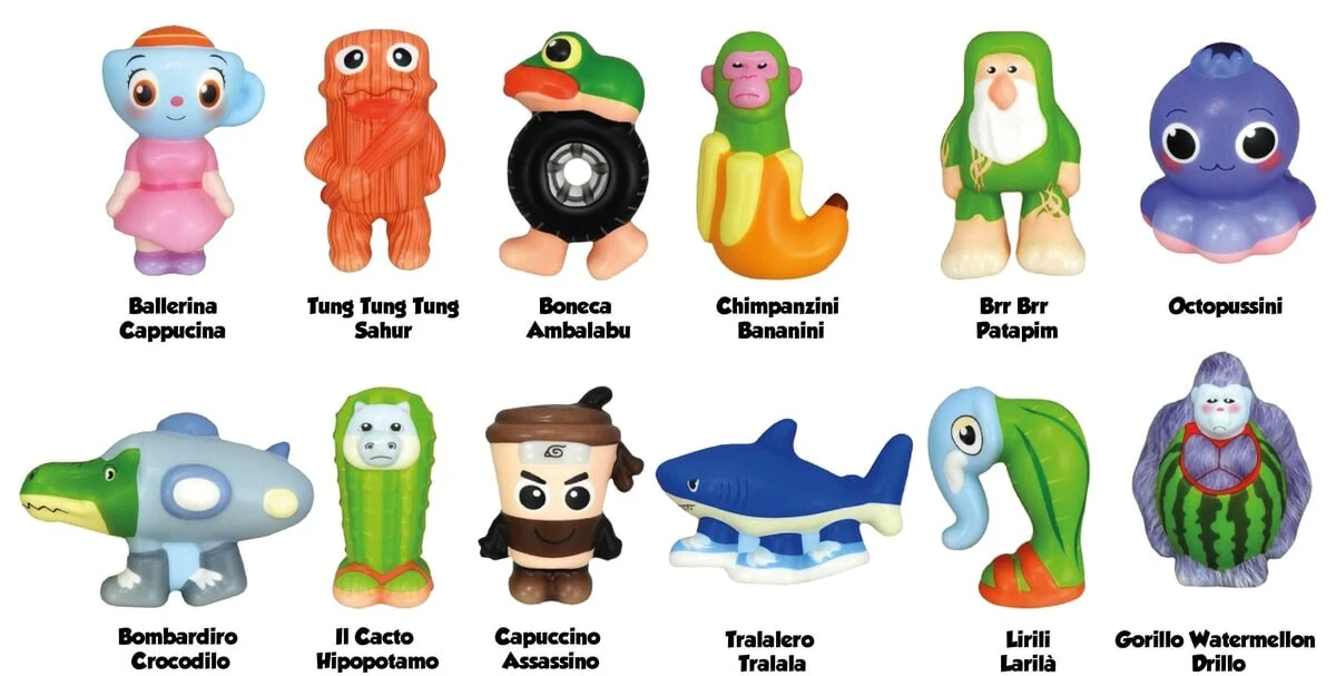 BRAINROT Figurine anti-stress Squishy