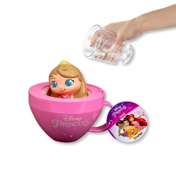 Disney Princess Tea Party – Tasse Surprise avec Figurine Squishy Disney