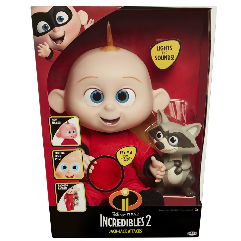 INDESTRUCTIBLES Poupée interactive Jack Jack attaque