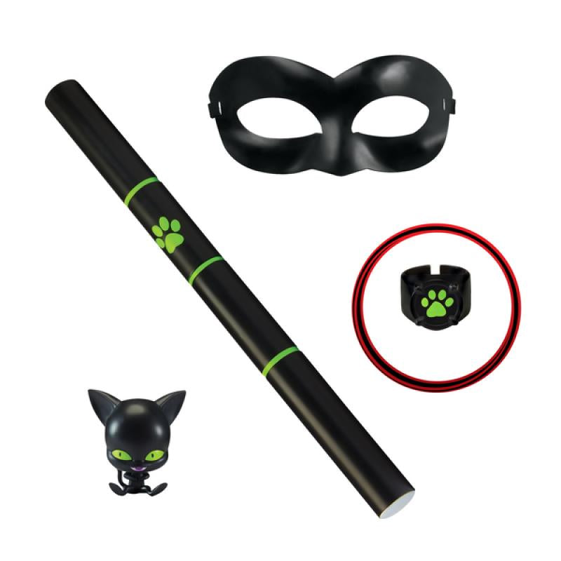 MIRACULOUS Perruque et masque déguisement Chat noir – Frimousse-shop