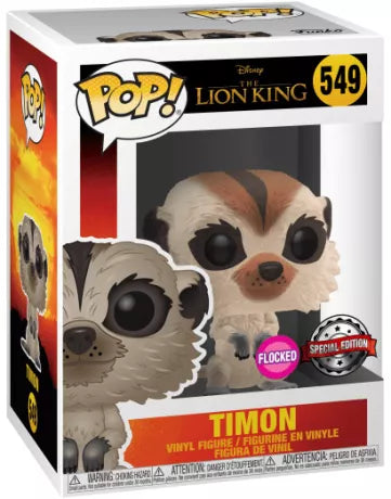 FUNKO POP Figurine le roi lion 549 Timon flocked