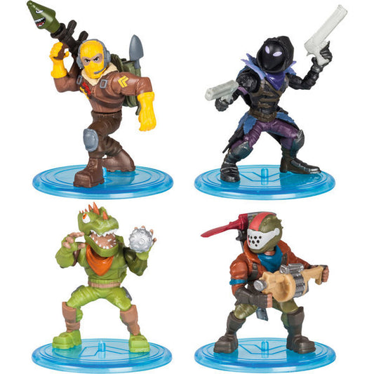 FORTNITE Pack de 4 figurines battle royale