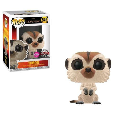 FUNKO POP Figurine le roi lion 549 Timon flocked