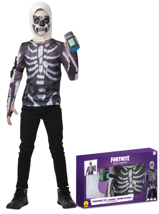 FORTNITE Déguisement coffret Skull Trooper 9/10 ans