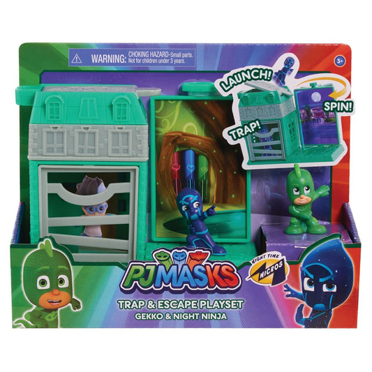 PYJAMASQUES Coffret trappe et échappe Gluglu et Ninjaka