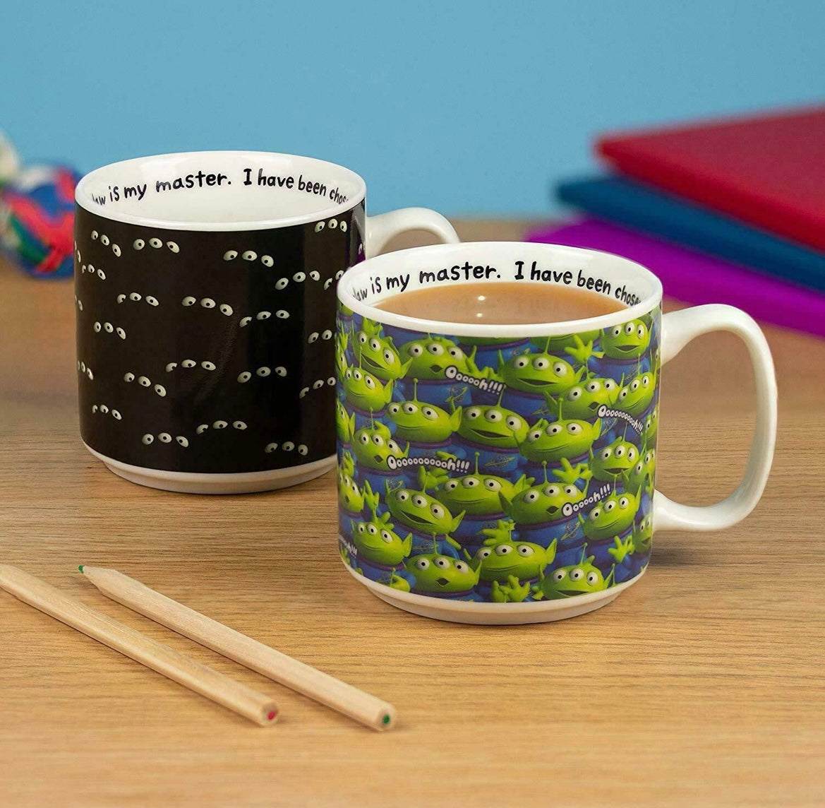 TOY STORY Tasse mug thermo réactif Aliens