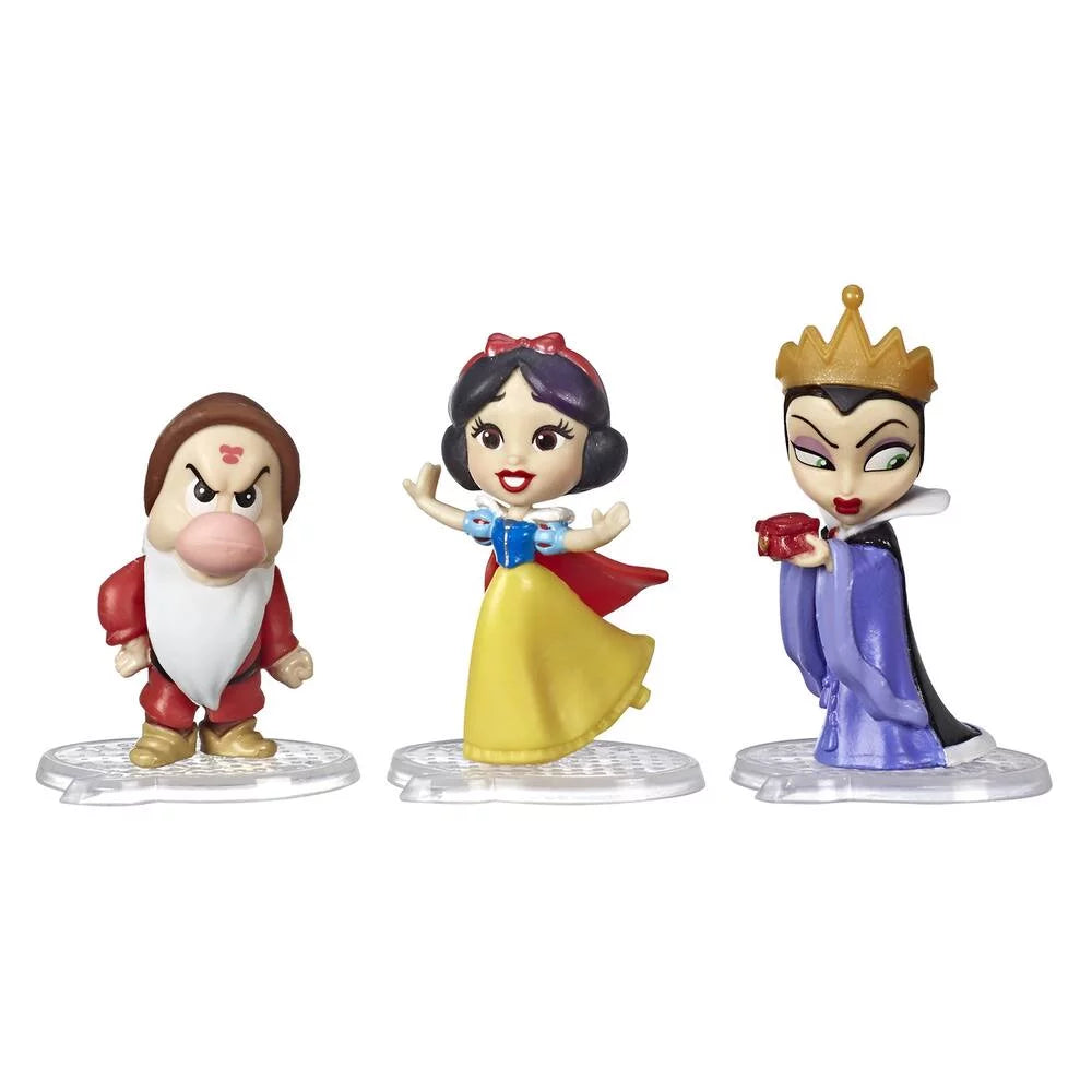 PRINCESSES DISNEY Pack de 3 figurines Disney Comics Blanche Neige