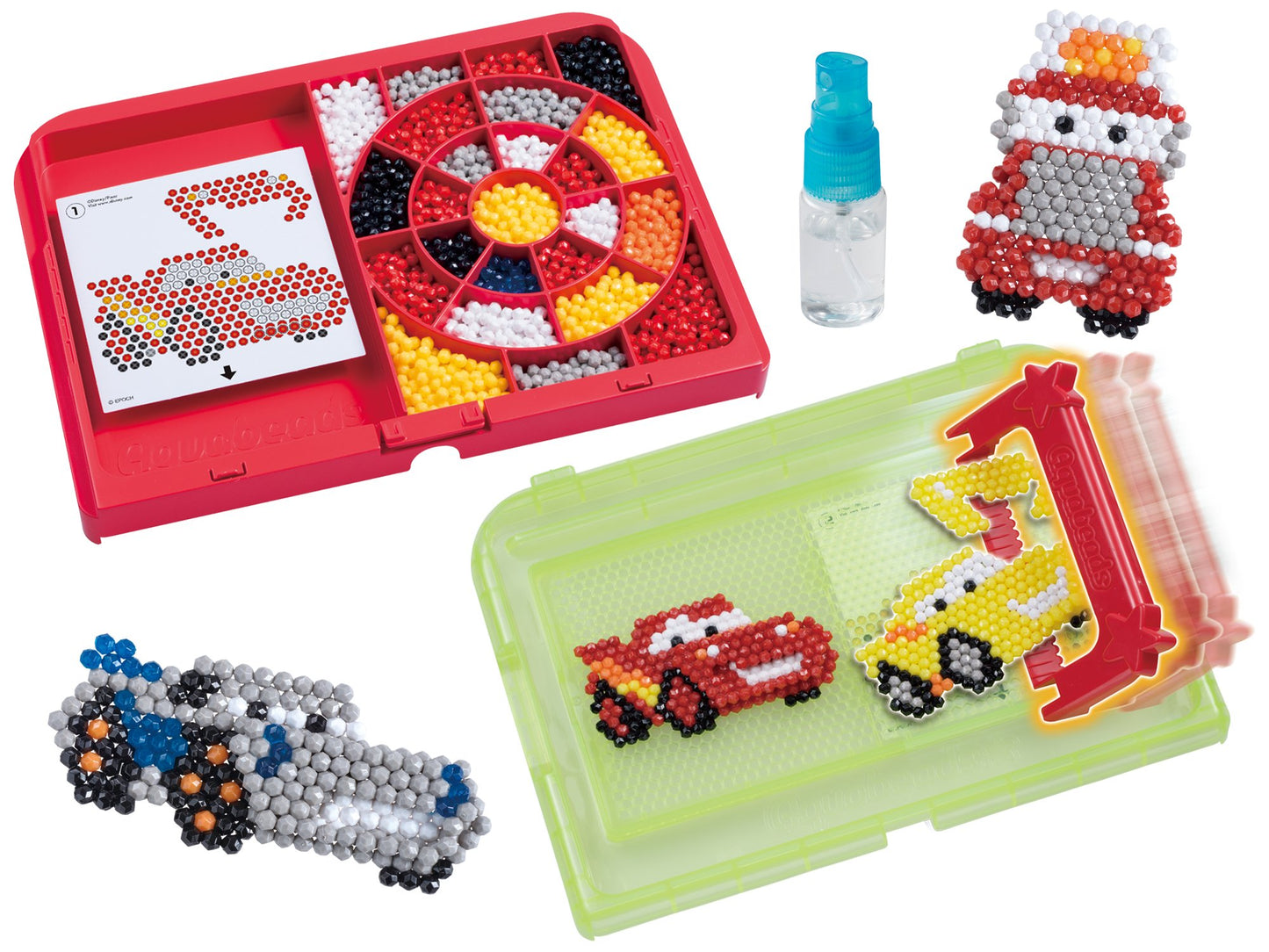 CARS Coffret activités créatives perles aquabeads