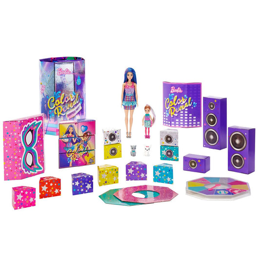 BARBIE Méga coffret Barbie reveal surprise party