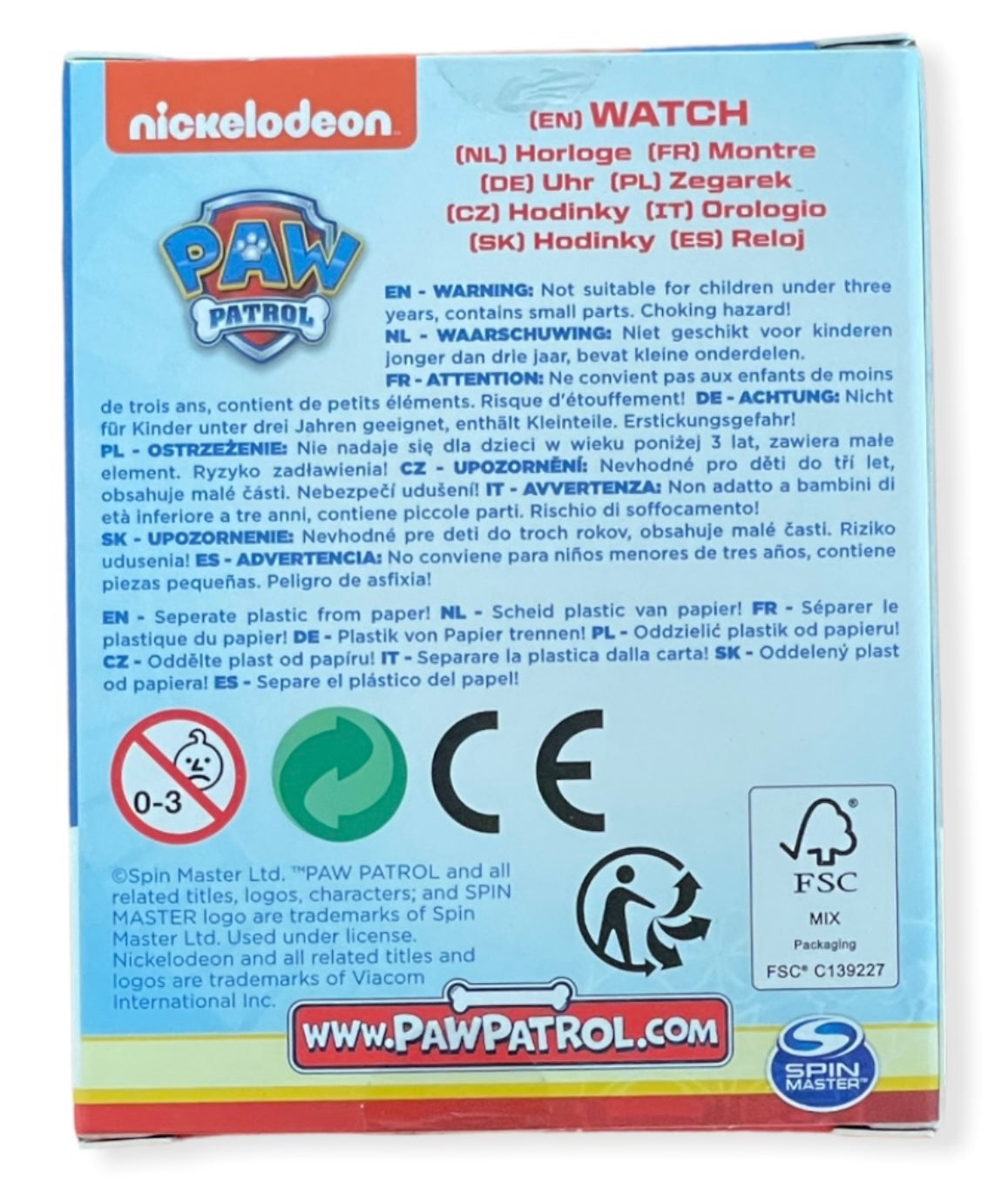 Montre Pat Patrouille Paw Patrol Nickelodeon , - Achat/vente