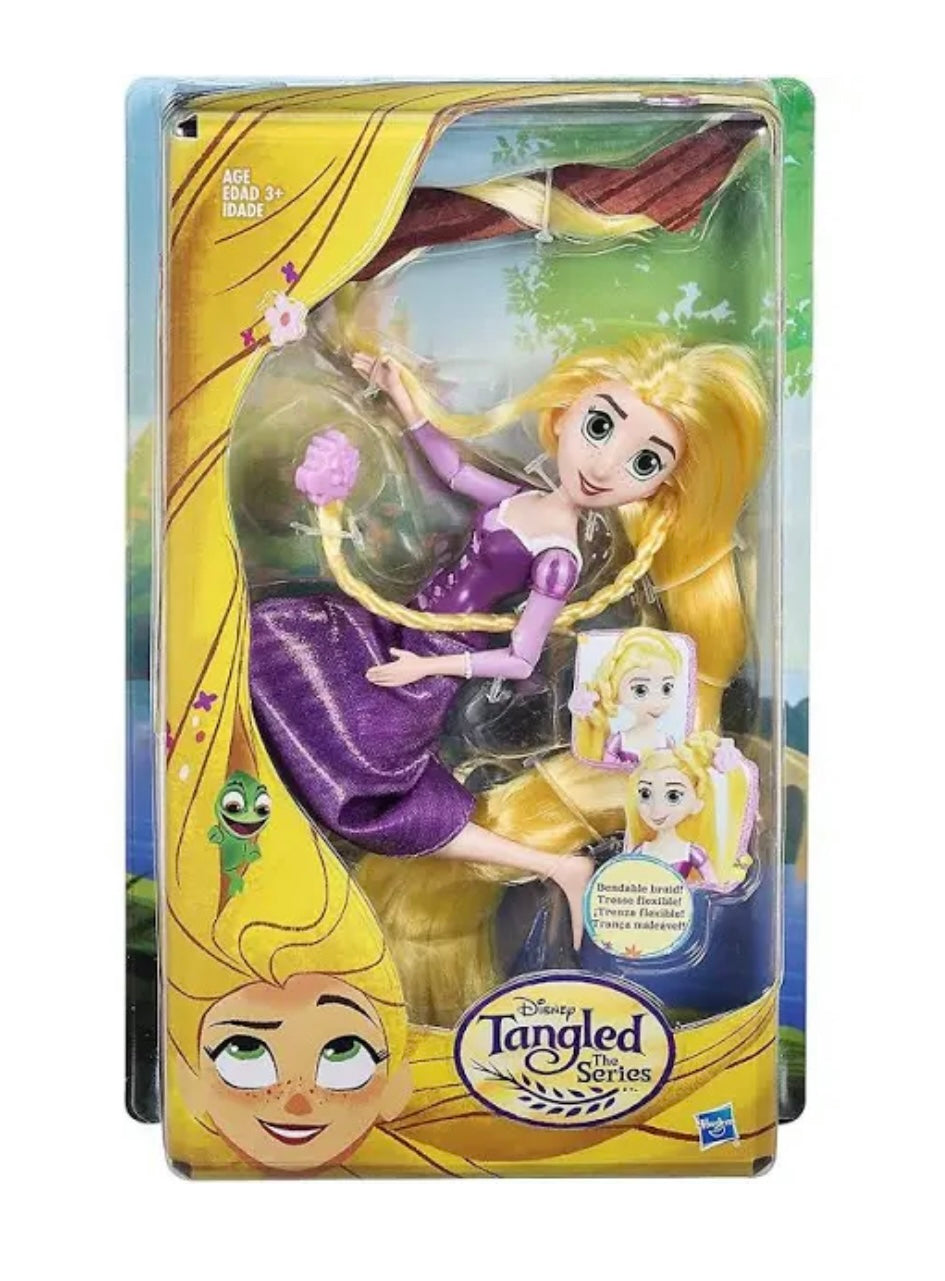 PRINCESSES DISNEY Poupée Raiponce et sa tresse flexible