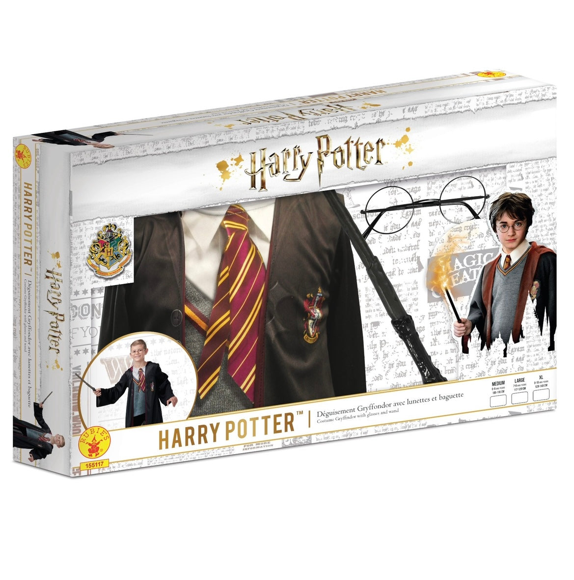 HARRY POTTER Coffret déguisement de luxe Harry Potter