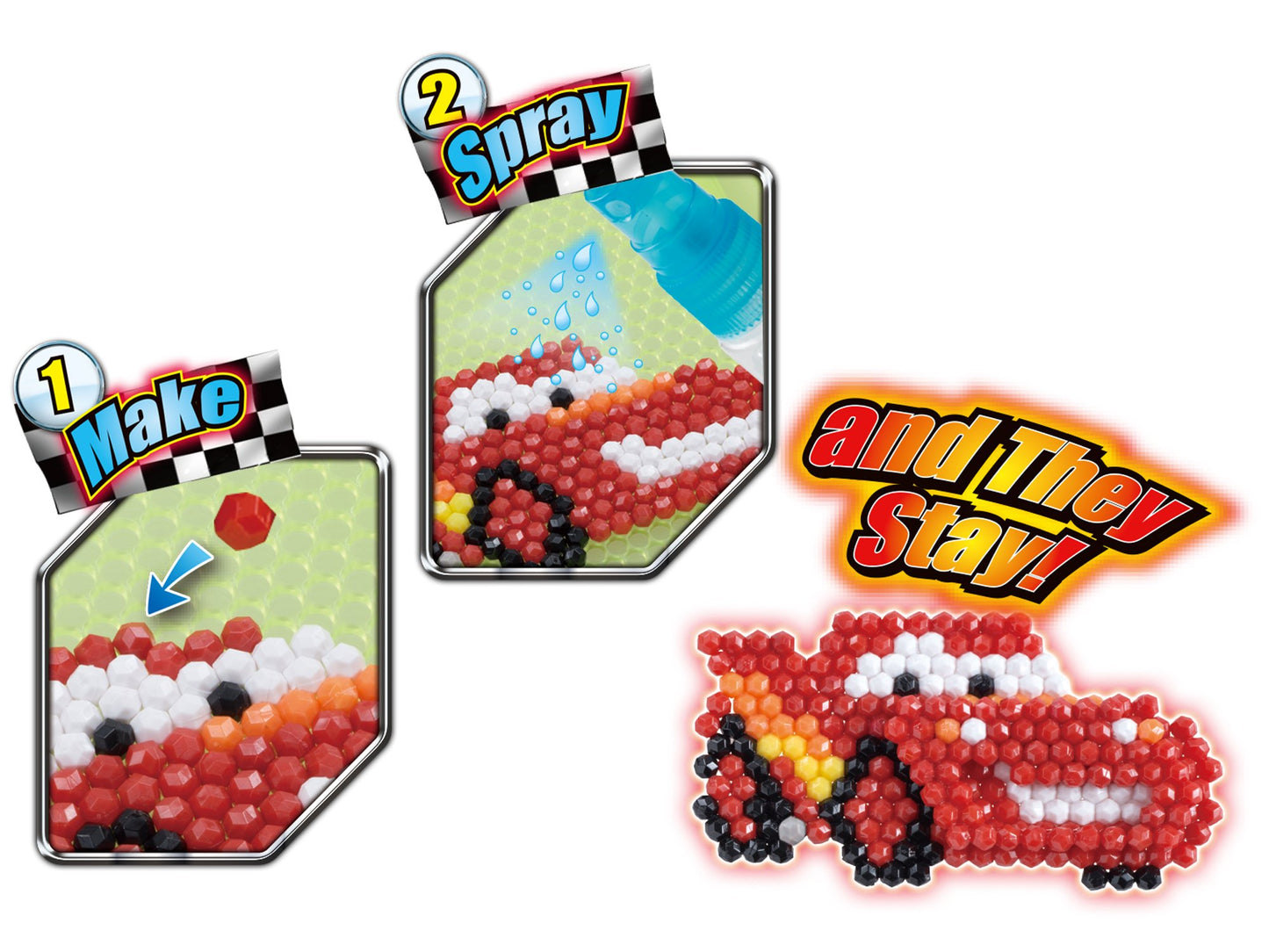 CARS Coffret activités créatives perles aquabeads